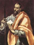 El Greco St Paul (df01) Spain oil painting artist